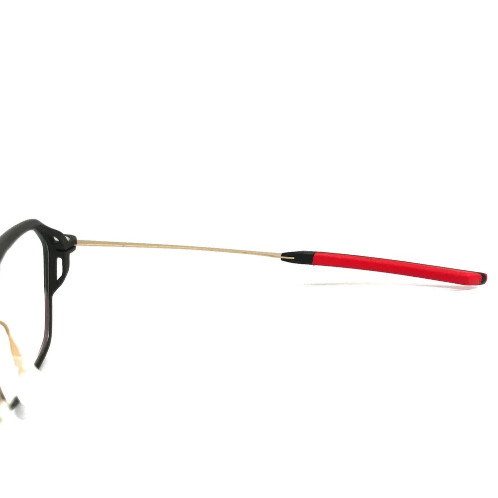 McLaren Eyeglasses Frames MLMAGO01 C02 Matte Black Gold Full Rim 54-18-145